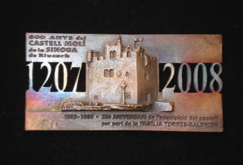 Castell-molí de la Sinoga medal