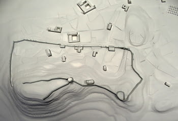 Maqueta topográfica de Huete (Cuenca)